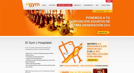 橙色的网站设计2