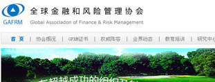 全球金融和风险管理协会 网站设计