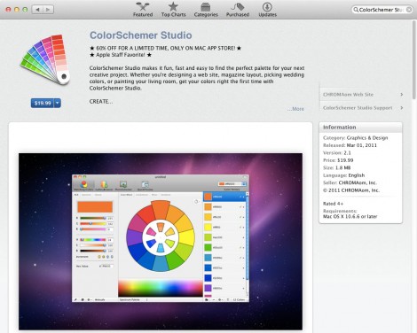 02_app_color_schemer_studio 排名前20位的Mac App Store应用程序平面设计师。