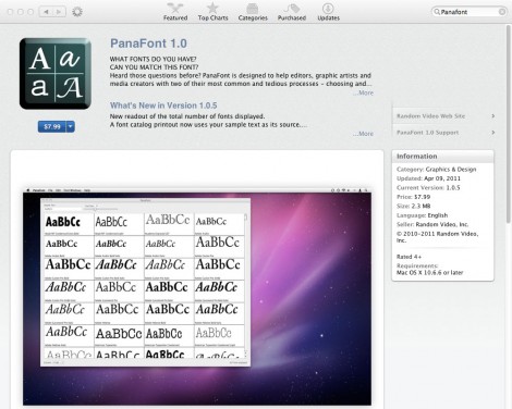 03_app_panafont排名前20位的Mac App Store应用程序平面设计师。