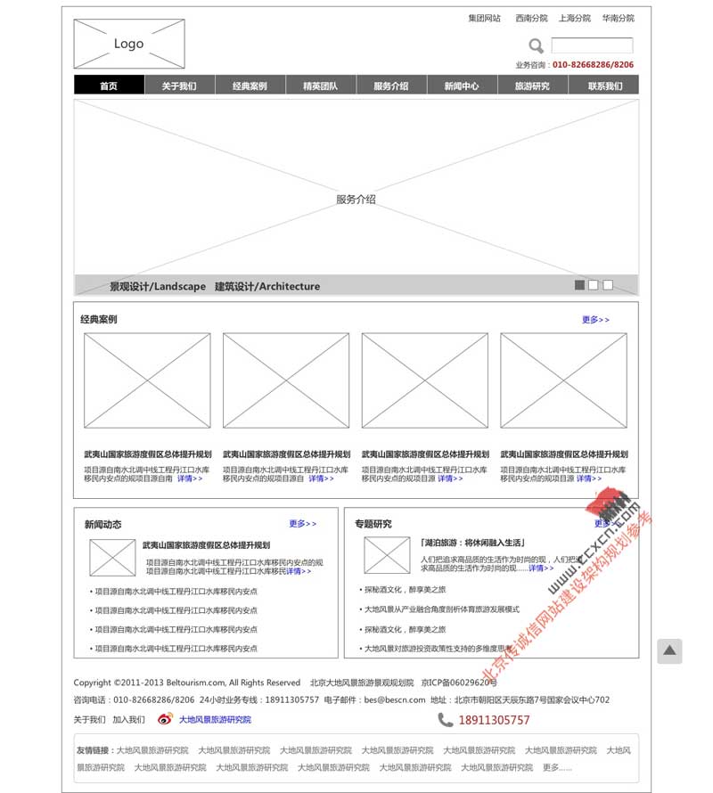 网站规划专题-首页