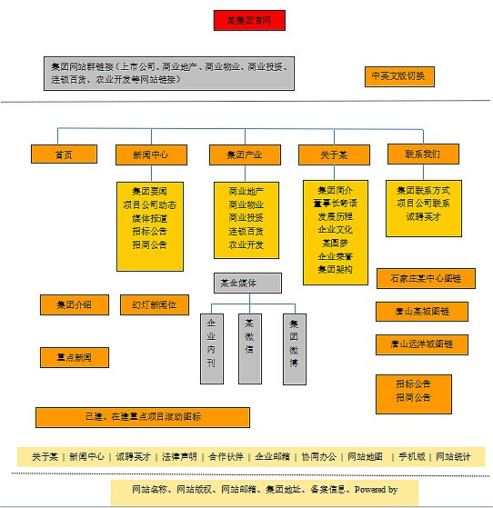 某集团官网规划与需求