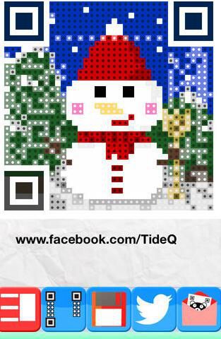 可用于网站设计的彩色QR  Code产生器