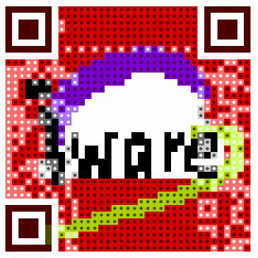 可用于网站设计的彩色QR  Code产生器2