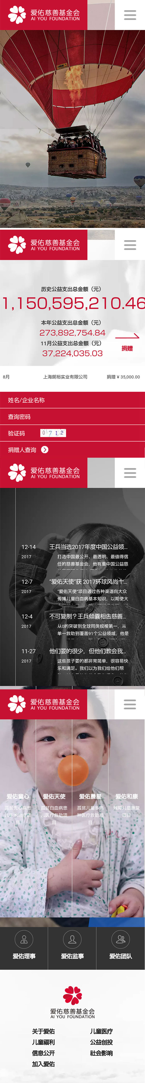 爱佑慈善基金会 爱佑慈善基金会