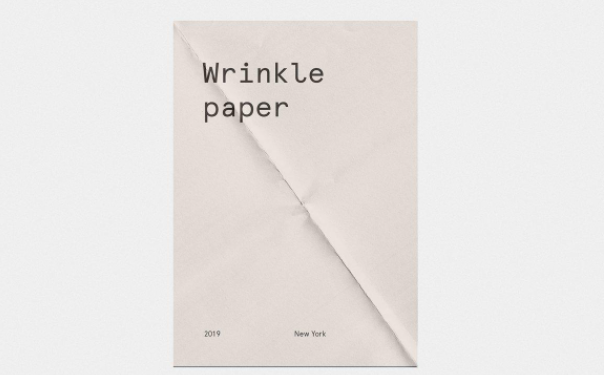 A4纸真实纸张纹理褶皱效果的设计方法介绍